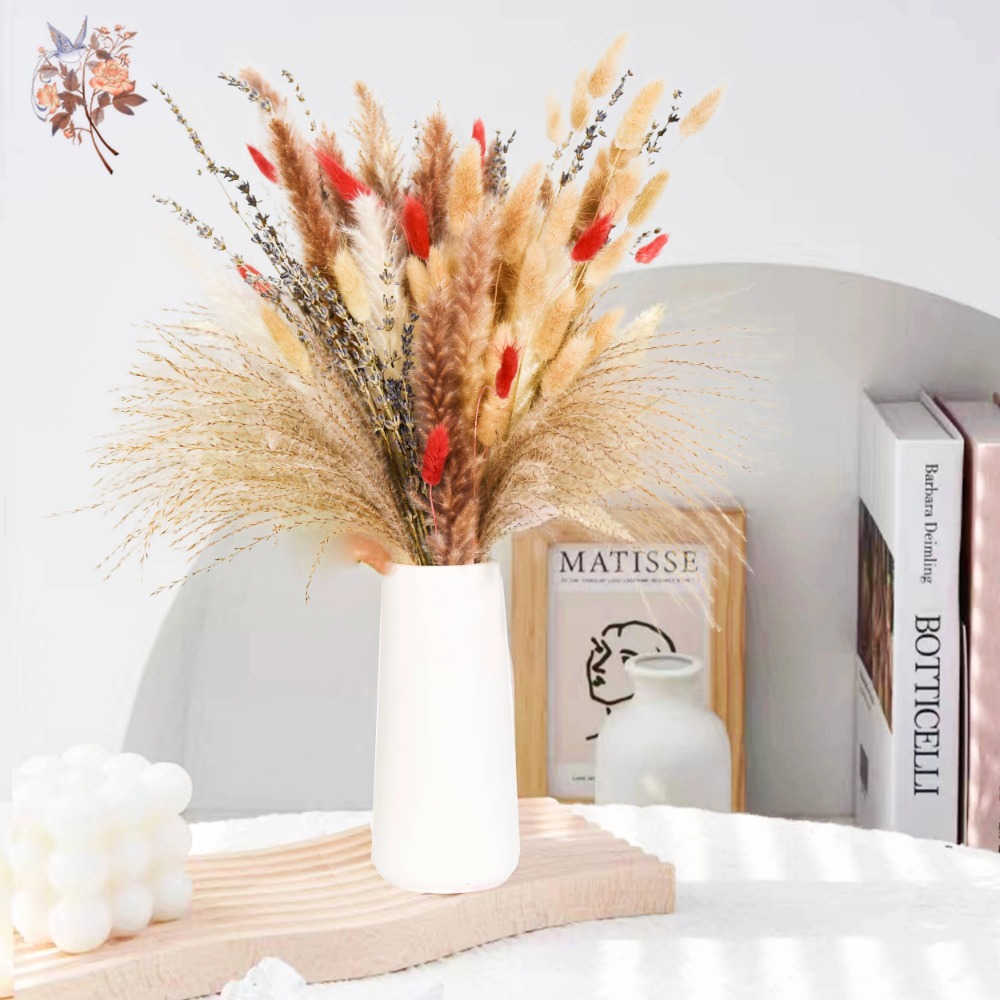 Natural Pampas Lavender Dried  - đánh giá và giá Pampas Grass Decor