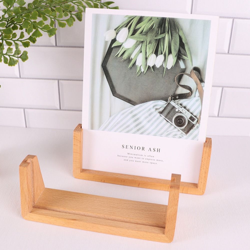 Warm Light Wooden Lighted Base - đánh giá và giá Bamboo Photo Frame