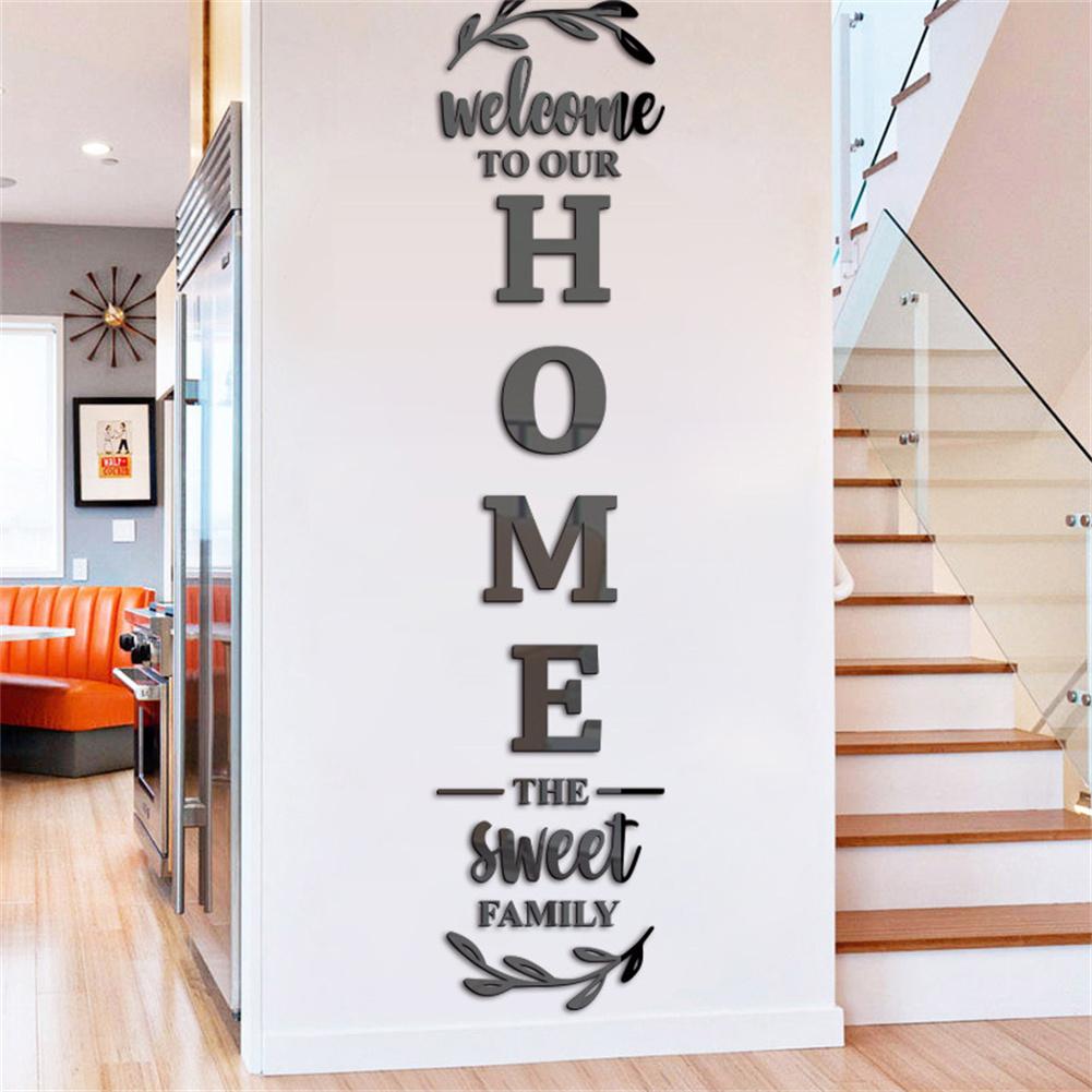 3D Gương Dán Tường Chữ Cái Tiế - đánh giá và giá Home Decor Y2K