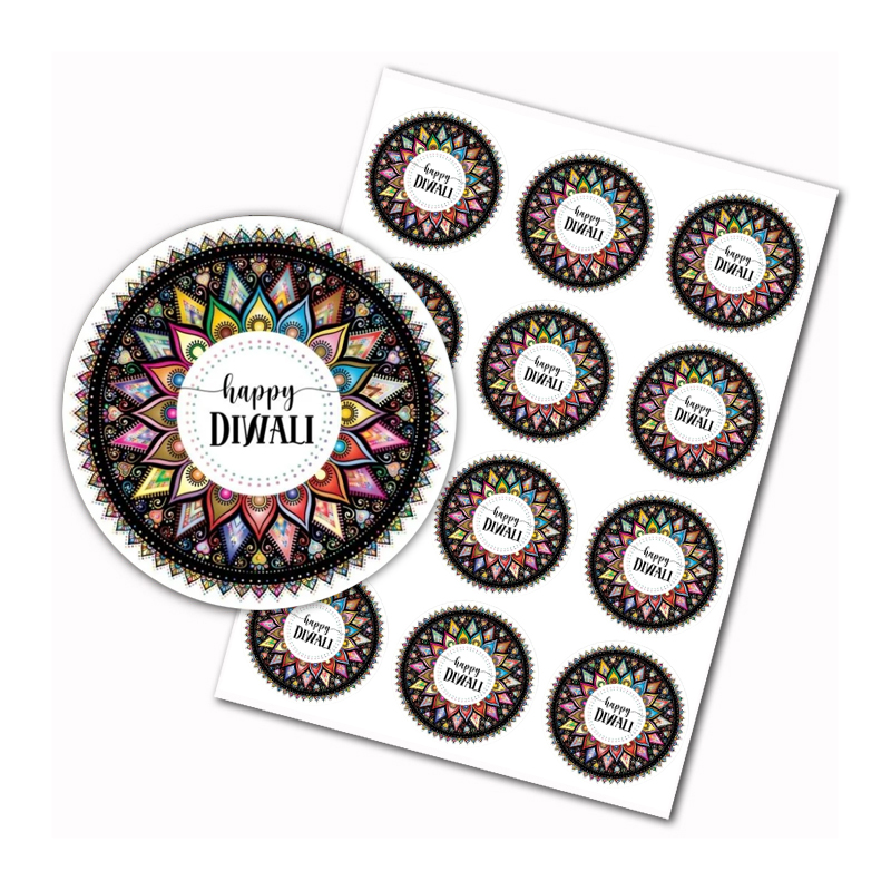 Happy Diwali stickers Indian F - đánh giá và giá Home Decor Indonesia