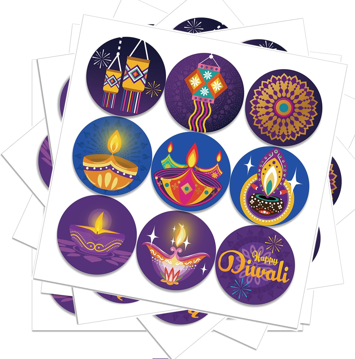 Happy Diwali stickers Indian F - đánh giá và giá Home Decor Indonesia