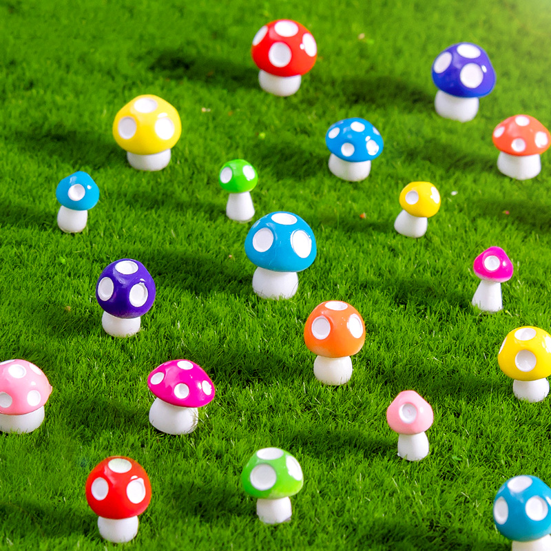 20pcs Mini Mushroom Resin Figu - đánh giá và giá Home Decor Za