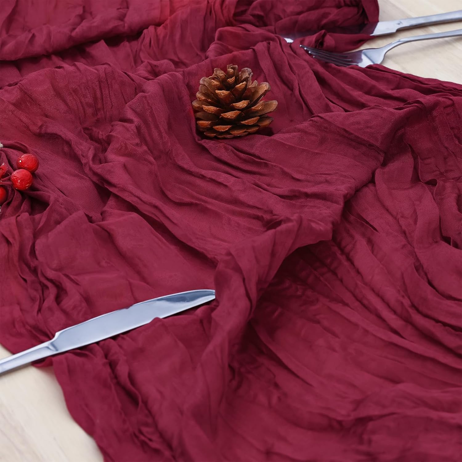 10Pcs Cheesecloth Table Runner - đánh giá và giá Linen Table Runner