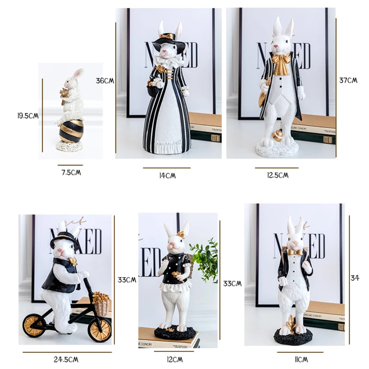 Creative Pastoral Palace Rabbi - đánh giá và giá Home Decor Za