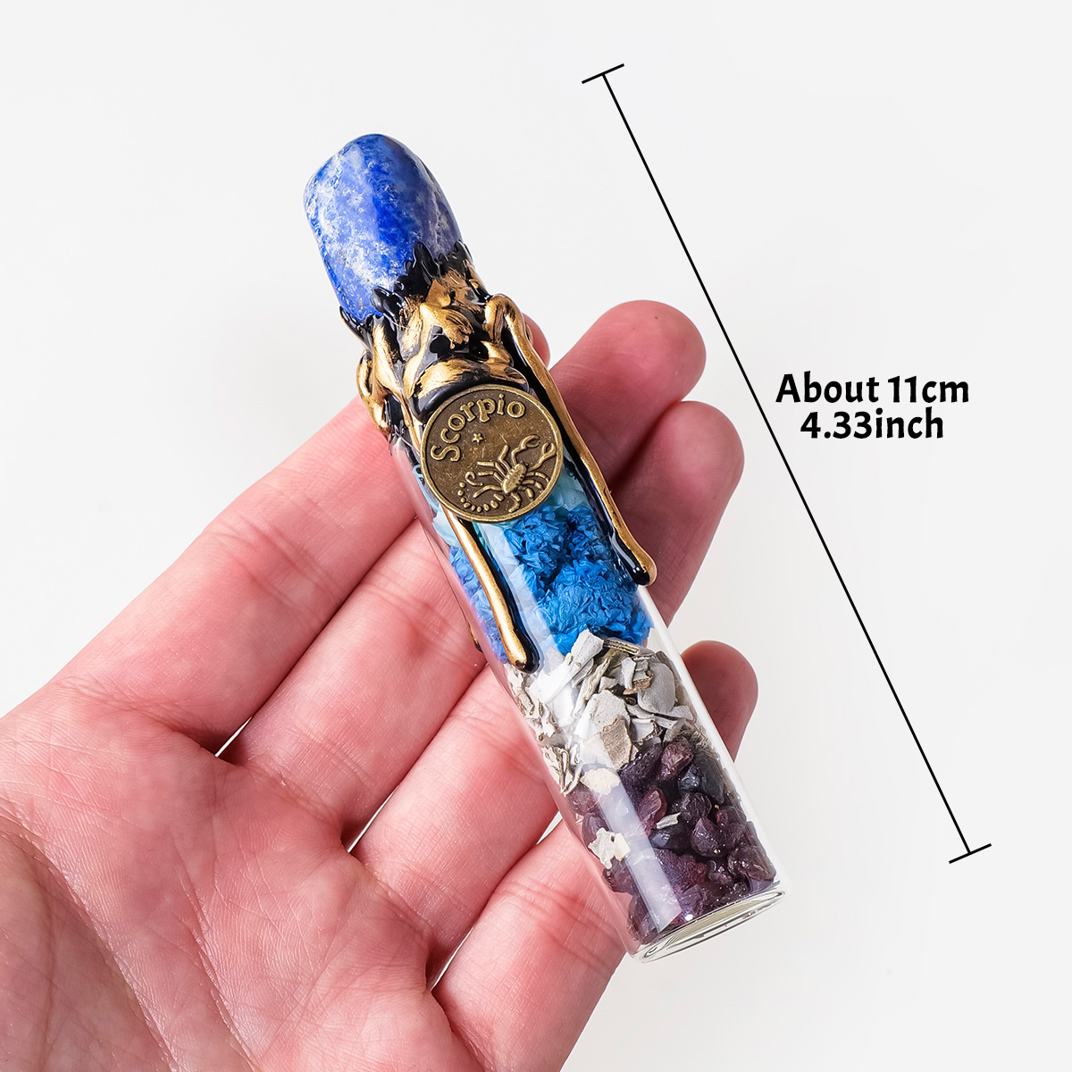 1PC Natural Crystal Zodiac Wis - đánh giá và giá Home Decor Y2K
