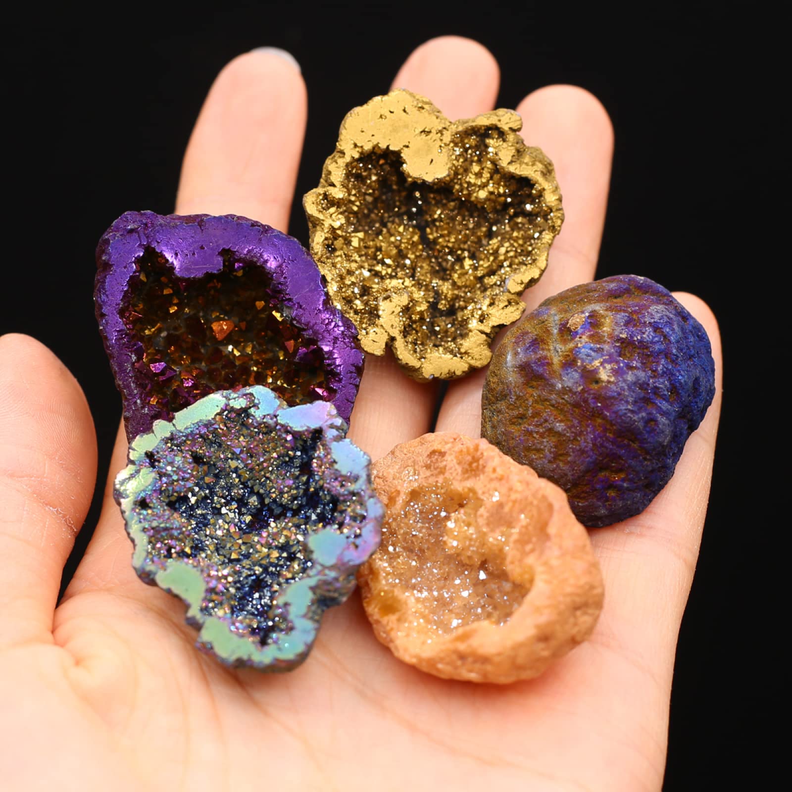 8PCS/Box Titanium Coated Natur - đánh giá và giá Home Decor Y2K